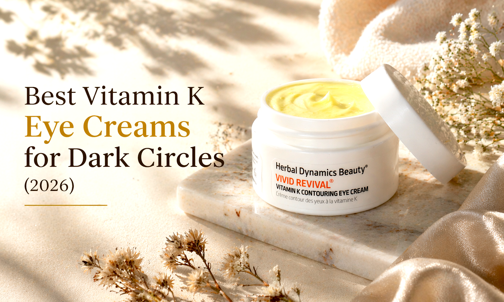 Best Vitamin K Eye Creams for Dark Circles (2026)