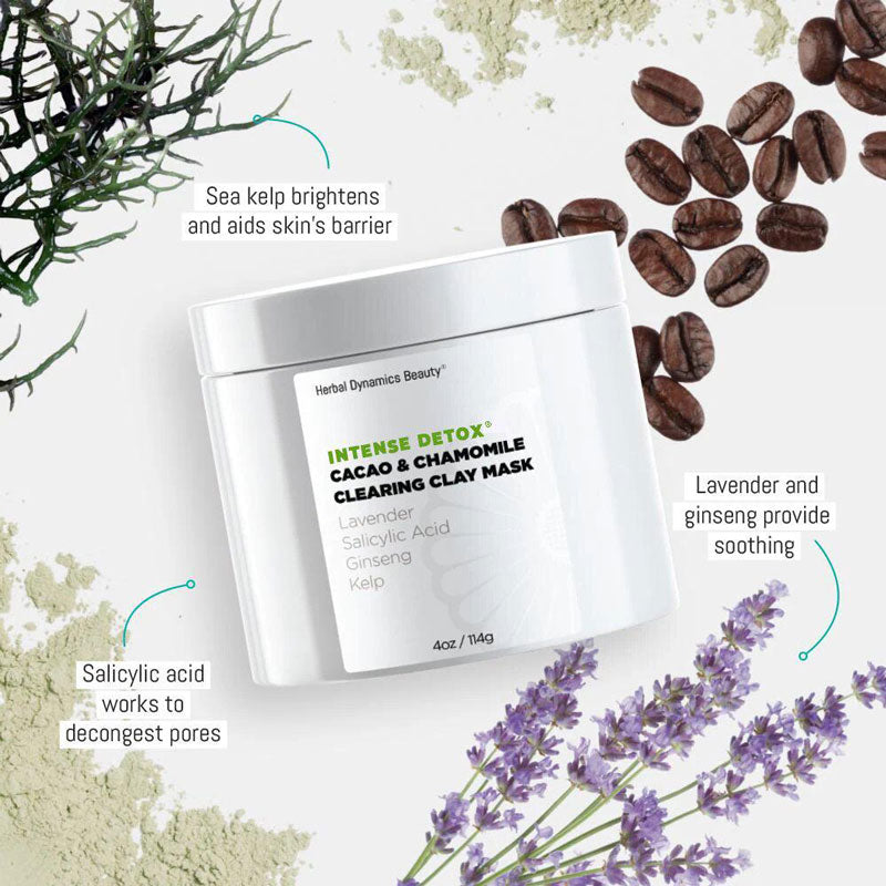 Herbal Dynamics Beauty Cacao & Chamomile Clearing Clay Mask