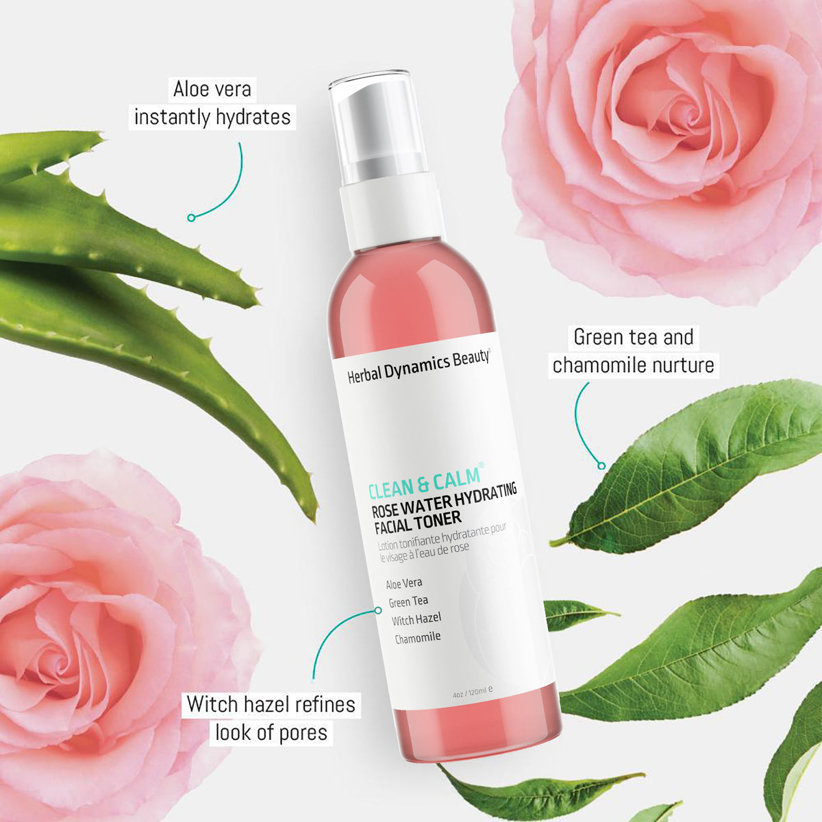 rose water high vibration Sacred Rose Water Body Mist & Aromatherapy main image 0