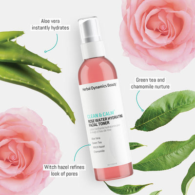 Clean & Calm® Rose Water Hydrating Facial Toner