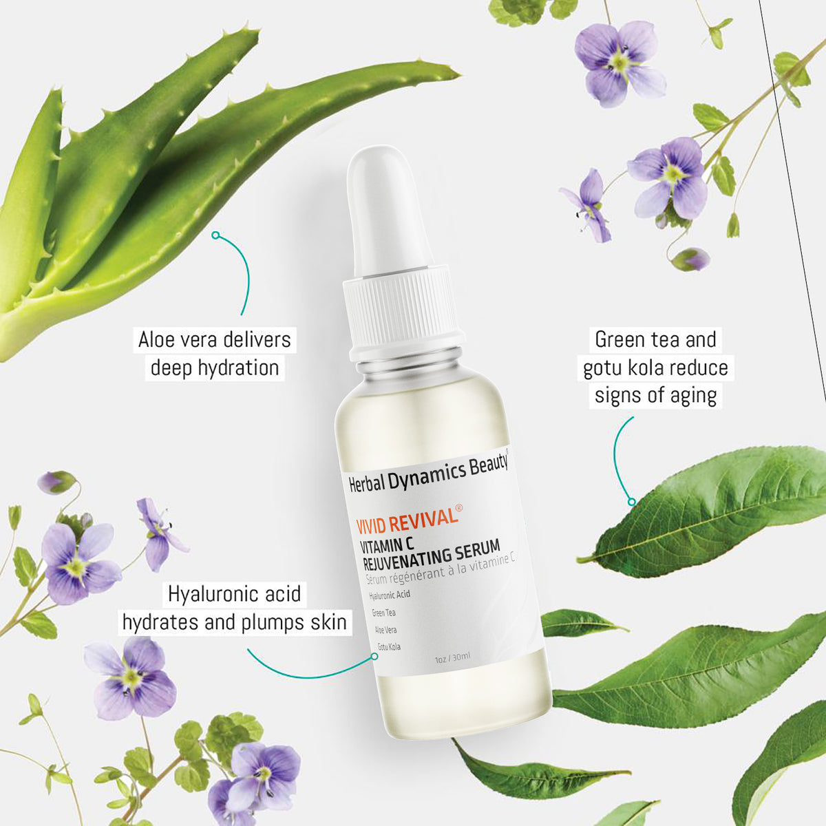Vitamin C Serum: Rejuvenating Face Serum - Herbal Dynamics Beauty