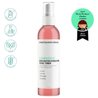 Clean & Calm® Rose Water Hydrating Facial Toner